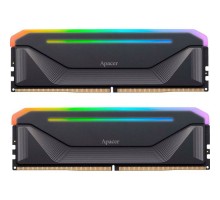 Модуль пам'яті для комп'ютера DDR5 32GB (2x16GB) 6000 MHz NOX RGB Black Apacer (AH5U32G60C622NBAA-2)