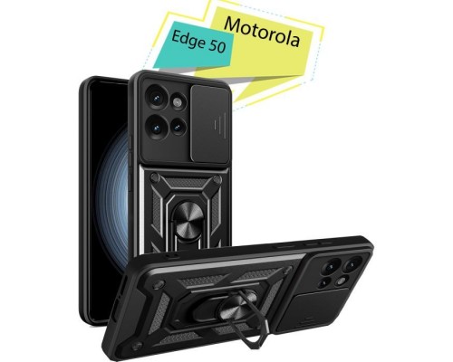 Чохол до мобільного телефона BeCover Military Motorola Edge 50 Black (713050)