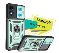 Чохол до мобільного телефона BeCover Military Motorola Moto G04/G04s Dark Green (713064)