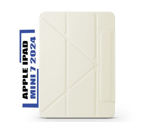 Чохол до планшета BeCover Ultra Slim Origami Magnetic Apple iPad Mini 7 2024 Beige (712948)