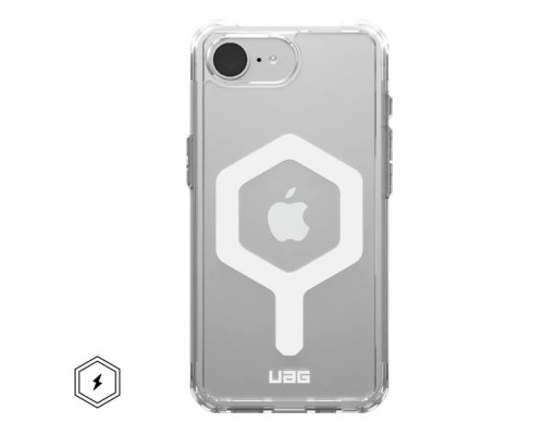 Чохол до мобільного телефона UAG iPhone 16E (4th Gen, 2025), Plyo MagSafe, Ice/White (114501114341)