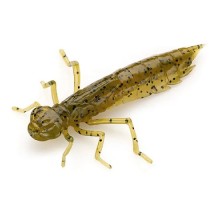 Силікон рибальський FishUP Dragonfly 1.2" 074 - Green Pumpkin Seed (10шт/уп) (1864.04.86)