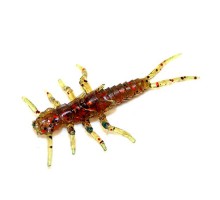 Силікон рибальський FishUP Stonefly 0.75" 019 - Motor Oil/Red (12шт/уп) (1864.14.69)