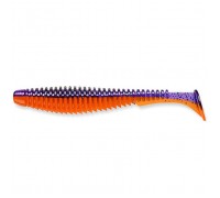 Силікон рибальський FishUP U-Shad 3" 207 - Dark Violet/Orange (9шт/уп) (1864.15.18)