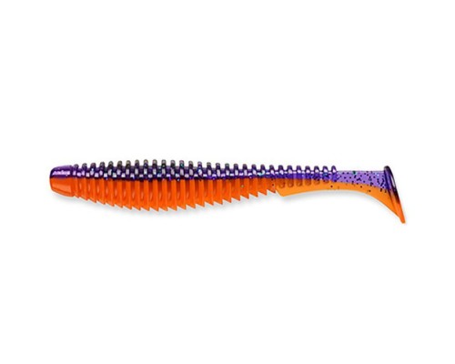 Силікон рибальський FishUP U-Shad 3" 207 - Dark Violet/Orange (9шт/уп) (1864.15.18)