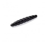 Силікон рибальський FishUP Morio 1.2" 101 - Black, cheese taste (12шт/уп) (1864.03.40)