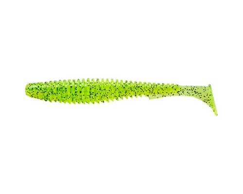 Силікон рибальський FishUP U-Shad 2" 055 - Chartreuse/Black (10шт/уп) (1862.02.86)