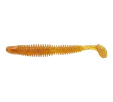Силікон рибальський Reins Bubbling Shad 4" 566 Motor Oil Red Flake (8 шт/уп.) (1552.04.04)