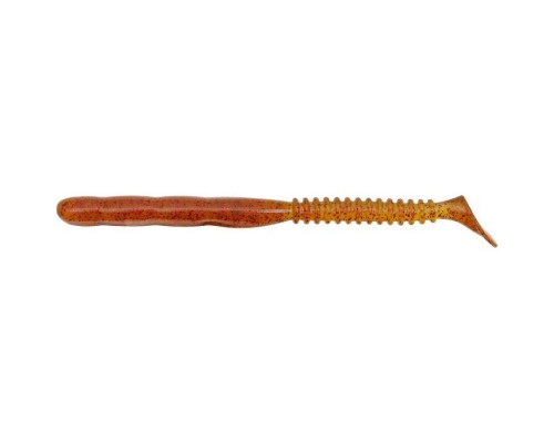 Силікон рибальський Reins Rockvibe Shad 4" 566 Motor Oil Red Flake (12 шт/уп.) (1552.08.97)