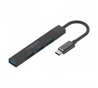 Концентратор Promate USB Hub 4 ports litehub-4.black (litehub-4.black)