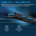 Концентратор Promate USB Hub 4 ports litehub-4.black (litehub-4.black)