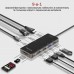 Концентратор Promate USB Hub 9 ports primehub-go.grey (primehub-go.grey)