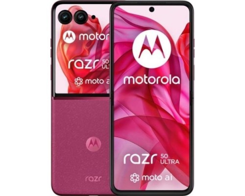 Мобільний телефон Motorola Razr 50 Ultra 12/512GB Hot Pink (PB1T0103RS)