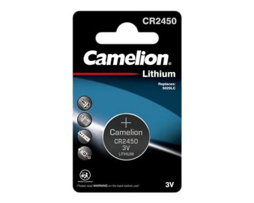 Батарейка CR 2450 Lithium * 1 Camelion (CR2450-BP1)