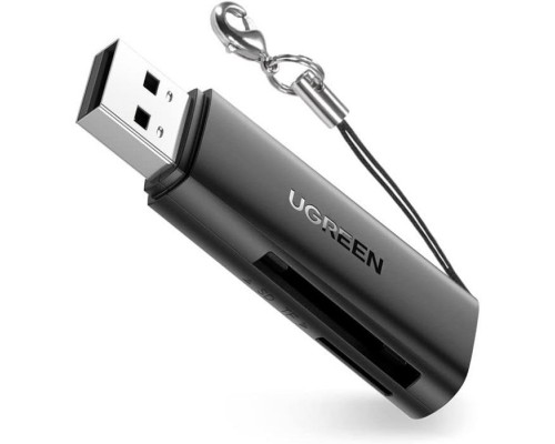 Зчитувач флеш-карт Ugreen USB 3.0 Type-A for 2xSD 5Gb CM264 (60722)