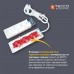Мережевий подовжувач TECCO 3м 2 поста white (8681277841118)