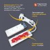 Мережевий подовжувач TECCO 3м 2 поста white (8681277841118)