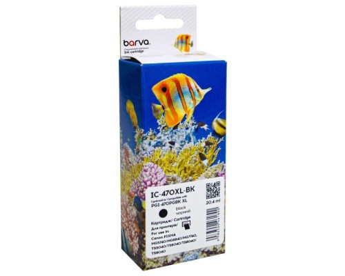 Картридж Barva Canon PGI-470PGBK XL (0321C001) 500 c, Black (IC-470XL-BK)