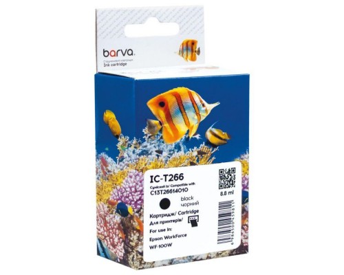 Картридж Barva Epson T266 (C13T26614010) 250 c, Black (IC-T266)