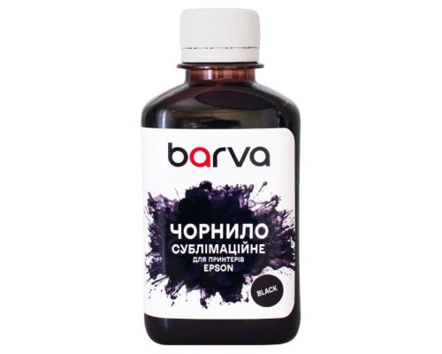 Чорнило Barva Epson sublimation 180 мл, Black (SUB-918)