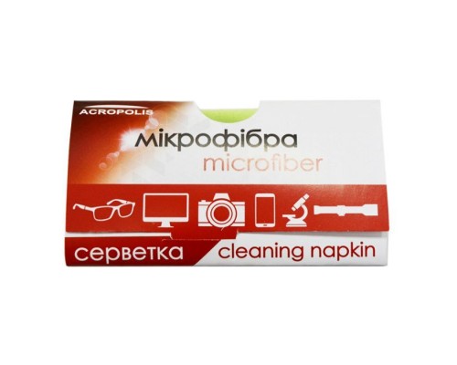 Серветки Acropolis A-90/07 microfiber 19*17см random color, поштучно (A90-07)