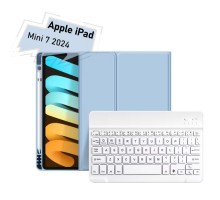 Чохол до планшета BeCover with keyboard Apple iPad Mini 7 2024 Light Blue (712995)