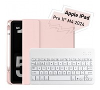 Чохол до планшета BeCover with keyboard Apple iPad Pro 11" M4 2024 Pink (713001)
