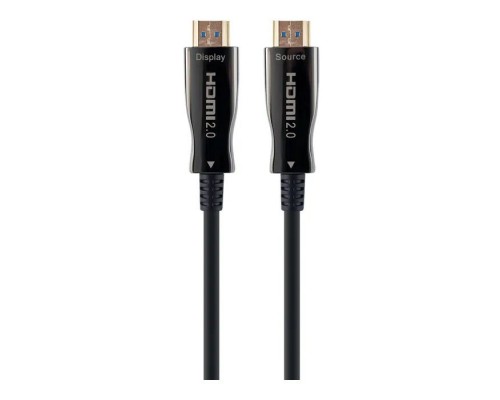 Кабель мультимедійний HDMI to HDMI 80.0m AOC V2.0 4K 60Hz Cablexpert (CCBP-HDMI-AOC-80M-02)