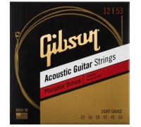 Струни для гітари Gibson SAG-PB12 Phosphor Bronze Acoustic Guitar Strings Light (12-53) (230479)