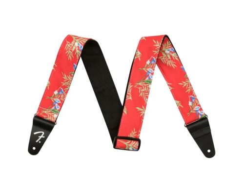 Ремінь для гітари Fender Strap 2" Hawaiian Straps Red Floral (236945)