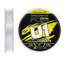 Флюорокарбон Favorite U1 FC 30m 12/0.57mm 44.0lb/19.98kg (1693.12.22)