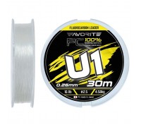 Флюорокарбон Favorite U1 FC 30m 2.5/0.26mm 10.1lb/4.58kg (1693.12.13)