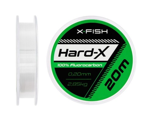 Флюорокарбон X-Fish Hard-X 20m (clear) 0.20mm 2.85kg (1917.03.82)