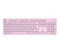 Клавіатура Canyon HKB-W01 Silent Wireless UA Pink (CNS-HKBW01P)