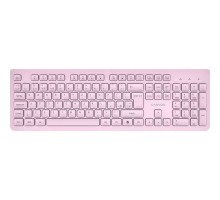 Клавіатура Canyon HKB-W01 Silent Wireless UA Pink (CNS-HKBW01P)