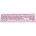 Клавіатура Canyon HKB-W01 Silent Wireless UA Pink (CNS-HKBW01P)