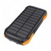 Батарея універсальна Choetech 10000mAh 10W 2USB-A+USB-C,solar panel Black-Orange (B658-OR)
