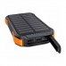 Батарея універсальна Choetech 10000mAh 10W 2USB-A+USB-C,solar panel Black-Orange (B658-OR)