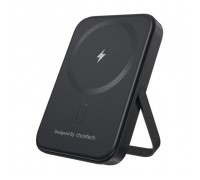 Батарея універсальна Choetech Magnetic Wireless 5000mAh 20W, PD, Qi-15W, USB-C In/Out, with holder, Black (B742-CCBK)