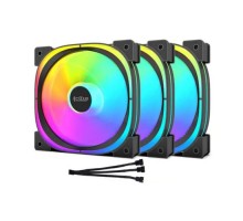 Кулер до корпусу PcCooler EF 120 ARGB BK 3 IN 1 Black
