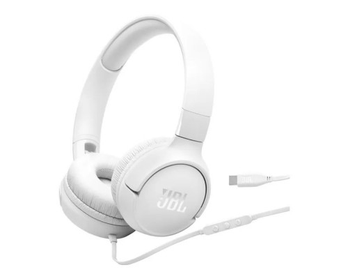 Навушники JBL Tune 520C USB-C White (JBLT520CWHT)