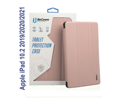 Чохол до планшета BeCover Tri Fold Soft TPU Silicone Apple iPad 10.2 2019/2020/2021 Rose Gold (706886)