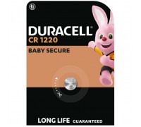 Батарейка Duracell CR 1220 спеціальна літієва типу таблетка 1220 3V, 1 шт. в упаковці (5011150)