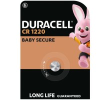 Батарейка Duracell CR 1220 спеціальна літієва типу таблетка 1220 3V, 1 шт. в упаковці (5011150)