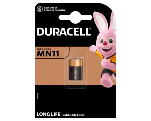 Батарейка MN11 6V спеціальна лужна, A11 / 11A, 1 шт. в упаковці Duracell (5007387)