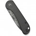 Ніж Civivi Elementum Slip Joint Twill Carbon (C18062AJ-DS1)