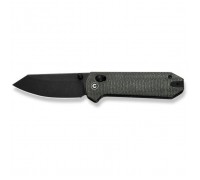 Ніж Civivi Yonder, Black Micarta, Darkwash (C23073B-1)