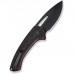 Ніж Sencut Squiggy, Burgundy/Black G10, Darkwash (S24082A-3)