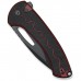 Ніж Sencut Squiggy, Burgundy/Black G10, Darkwash (S24082A-3)