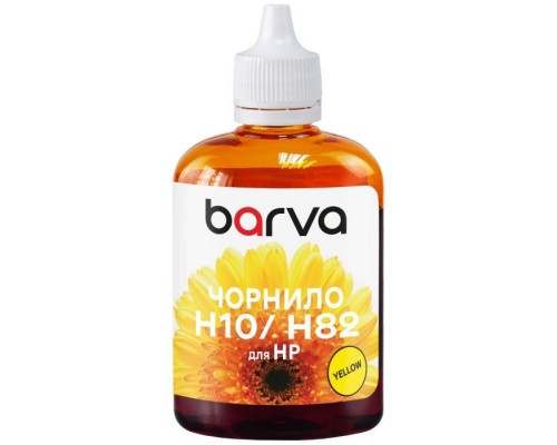 Чорнило Barva HP 10/11/13/82/88100ml yellow, water-soluble (H10-671)